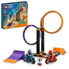 Imagem de Lego city desafio de acrobacias com anéis giratórios (117 peças)