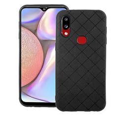 Imagem de Capa de celular para Samsung Galaxy A10S Slim Soft Rubber Case, resistente a choques, resistente, leve, flexível, antiderrapante, slim fit, capa de borracha protetora de corpo inteiro para GlaxayA10S