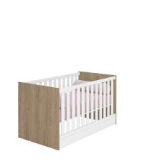 Imagem de Berço Mini Cama Doce Sonho Carvalho/Branco 1344 - Qmovi