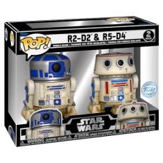 Imagem de Funko Pop Star Wars R2-D2 & R5-D4 Exclusive 2pack