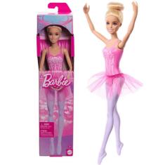Imagem de Boneca Barbie Bailarina Loira Rosa 30Cm 3+ Mattel