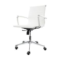 Imagem de Cadeira De Escritório Diretor Secretária Confortável 120 Kg Branco