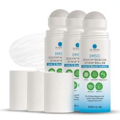 Imagem de Dr. Robaina DMSO Roll-On - 99,9% puro grau farmacêutico | Aplicação conveniente e limpa | com magnésio Zechstein, MSM, Arnica, Aloe Vera, vitamina E - 113 g | Feito nos EUA