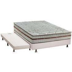 Imagem de Cama Box C/Auxiliar Casal: Colchão  Anjos Masterpocket Classic Bege +