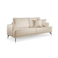 Imagem de Sofá 2 e 3 Lugares Toronto Linho Bege Claro 2,2m