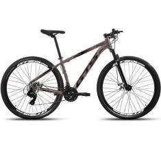 Imagem de Bicicleta Aro 29 GTS Full 24 Marchas Freios a Disco - GTS Feel, Cinza,