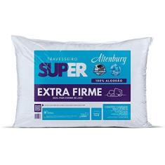 Imagem de Travesseiro SUPER Extra Firme Altenburg Super Branco Capa 100% Alg./ Recheio 100% fibra de poliéster