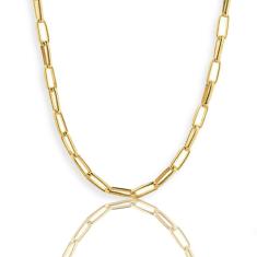 Imagem de Cordão Corrente Cartier 5Mm 45Cm Banhado A Ouro 18K