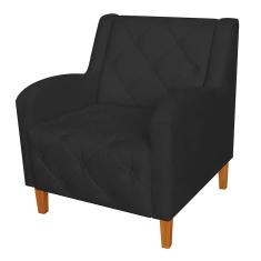 Imagem de Poltrona Decorativa Munique Pés Trapézio Suede  - DS Estofados