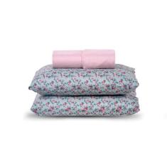 Imagem de Jogo De Lençol Modern King 100% Poliéster Percal 300 Fios - 3 Peças -