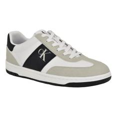 Imagem de Calvin Klein Tênis masculino Denley, Cinza claro/preto, 42