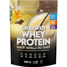 Imagem de Whey Protein Grassfed Vanilla Do Tahiti 450g Puravida-Unissex