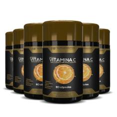 Imagem de 6x VITA C-PRO PREMIUM 1650MG 60 CAPS HF SUPLEMENTS - HF SUPLEMENTOS, P