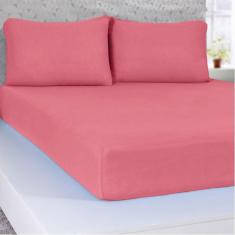 Imagem de Lençol Solteiro Serena Malha 100% Algodão 88x188x23cm