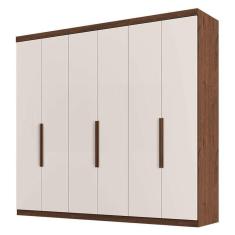 Imagem de Guarda Roupa Casal Evidence Plus Jacarandá Off White - Zanzini