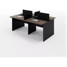 Imagem de Mesa Escritório Plataforma 4 Lugares -1,80X1,20 - Atacadão Dos Móveis