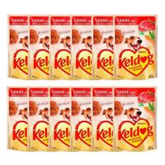 Imagem de Ração Úmida Para Cachorro Keldog Sabor Carne Com Ervilha E Cenoura Em