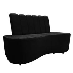 Imagem de Sofa Curvo Feijão Organico Lisboa Preto