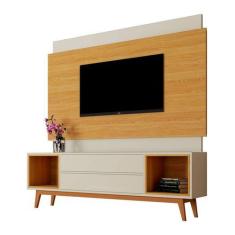 Imagem de Rack com Painel Horizon 1.8 Off White com Nature - MoveisAqui