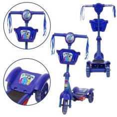 Imagem de Patinete Infantil Masculino Turma Do Problems Musical Led - Toys 2U