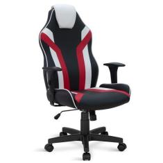 Imagem de Cadeira Gamer Caramujo Obeso Plus Size Giratória Relax Pt/Bc/Vm