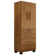 Imagem de Guarda Roupa New Maia Quarto Com 4 Gavetas E 2 Portas Cinamomo Cinamomo