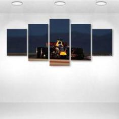 Imagem de Quadro Decorativo - Bahrain Gp Daniel Ricciardo F1 - Composto de 5 Quadros