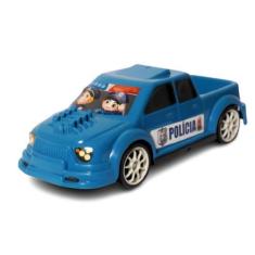 Imagem de Carrinho Pick Up Drift 28cm Colorido Adesivado Brinquedo Divertido Par
