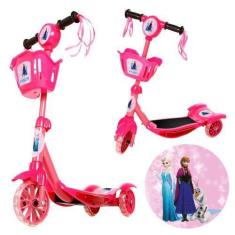 Imagem de Patinete Frozen Para Crianças Scooter 3 Rodas Brinquedo - Zein