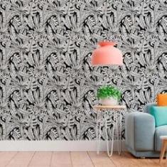 Imagem de Papel de Parede Adesivo Folhas N011138 Rolo 0,58x3,00M