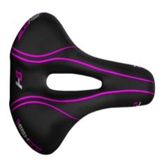 Imagem de Selim Mtb Vazado High One Soft System Preto Rosa