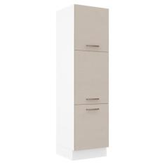 Imagem de Paneleiro 60 cm 3 Portas Branco/crema Agata Madesa