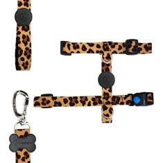 Imagem de Peitoral H E Guia Zoo Onça Para Cães - Tam. G