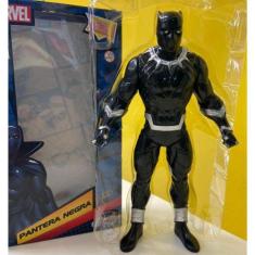 Imagem de Boneco Pantera Negra Marvel - Semaan - Hasbro