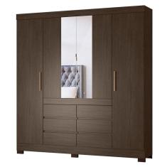 Imagem de Guarda Roupa Casal Cádis ébano Touch - Demóbile