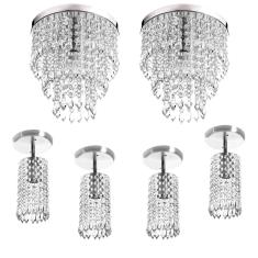 Imagem de Kit 2 Lustre Cristal Acr.Manucrillic +  4Lustre Clearcrillic