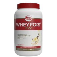 Imagem de Kit 2X: Whey Fort 3W Baunilha Vitafor 900G