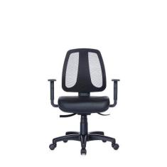 Imagem de Cadeira Ergonômica Back System B-Side Executiva Encosto Tela Preta - N