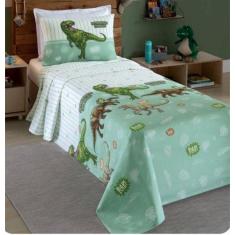 Imagem de Jogo De Cama Solteiro Kids Priori Dino 130 Fios Dohler