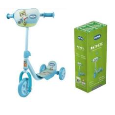 Imagem de Patinete 3 Rodas Infantil Mor Azul C/ Regulagem Altura