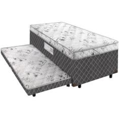 Imagem de Cama Box Solteiro Smp Com Cama Auxiliar  - Ortopédica Lightspuma Bibox
