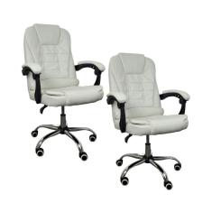 Imagem de Kit 2 Cadeiras De Escritório Presidente Reclinável
