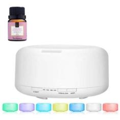 Imagem de Difusor Aromatizador Umidificador de Ar Ultrassônico Portátil Led 7 Co