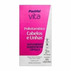 Imagem de Polivitamínico Cabelos Unhas Panvel Vita 60 Cápsulas