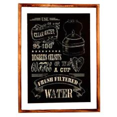 Imagem de Quadro Vidro Coffee