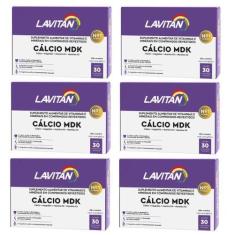 Imagem de Kit Com 6 Suplemento Lavitan Cálcio Mdk 30 Cápsulas - Cimed
