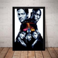 Imagem de Quadro Filme Velozes E Furiosos Poster Moldurado