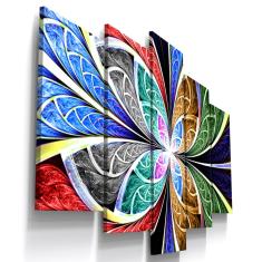 Imagem de Quadros Decorativos Mandala Abstrato Sala