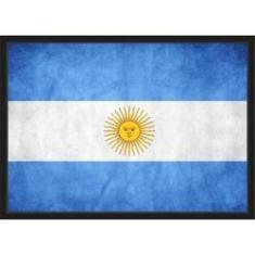 Imagem de Quadro Decorativo Bandeiras Argentina Geografia País - 07