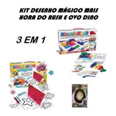 Imagem de Desenho Mágico Infantil Colorir E Jogo Hora Do Rush Com Dino - Big Sta